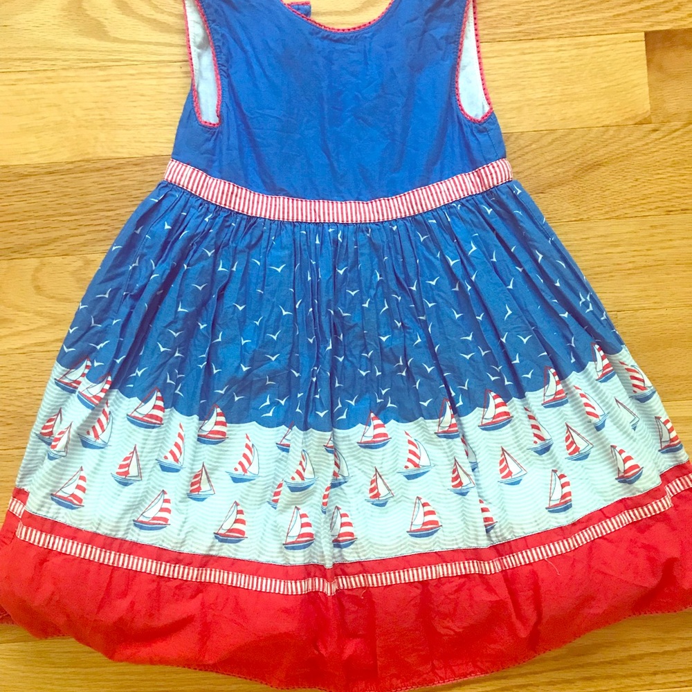 Jojo Maman Bebe sailor dress size 4-5